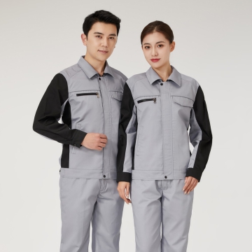 銀灰長(zhǎng)袖工作服AC2206-2